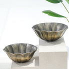 ELEGANT EMBER BIG ROUND BOWL - Art and craft furniture