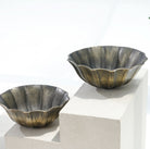 ELEGANT EMBER SMALL ROUND BOWL - Art and craft furniture