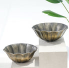 ELEGANT EMBER SMALL ROUND BOWL - Art and craft furniture