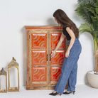 ELMORA PAINTING WOODEN CABINET - Art and craft furniture