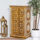 ELMORA PAINTING WOODEN CABINET - Art and craft furniture