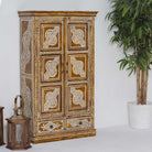 ELMORA PAINTING WOODEN CABINET - Art and craft furniture
