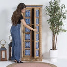 ELMORA PAINTING WOODEN CABINET - Art and craft furniture