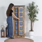 ELMORA PAINTING WOODEN CABINET - Art and craft furniture