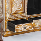 ELMORA PAINTING WOODEN CABINET - Art and craft furniture