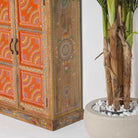 ELMORA PAINTING WOODEN CABINET - Art and craft furniture
