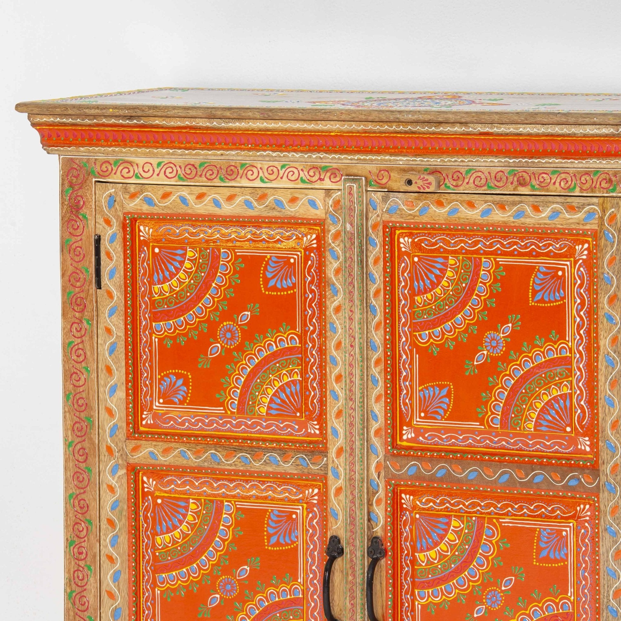 ELMORA PAINTING WOODEN CABINET - Art and craft furniture