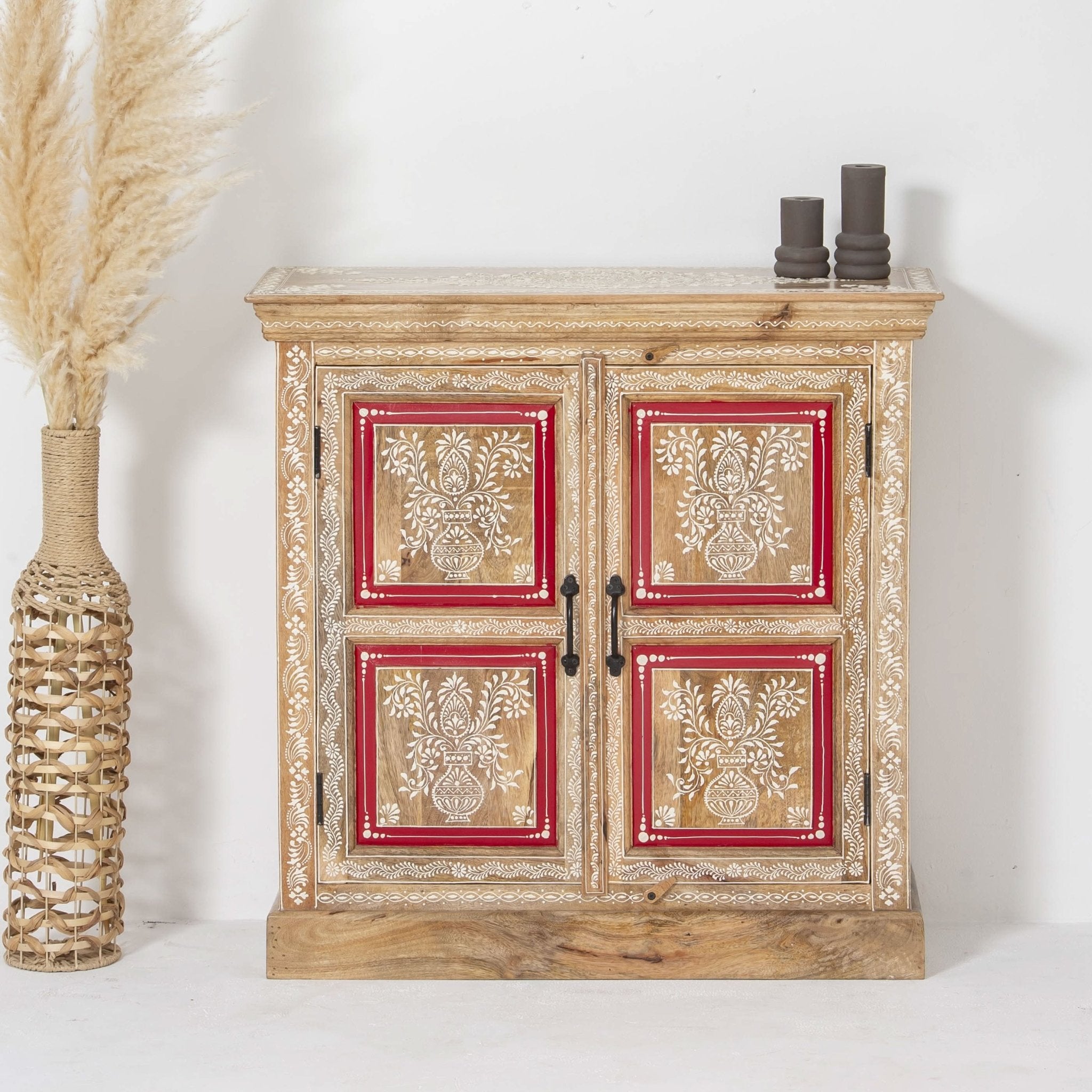 ELMORA PAINTING WOODEN SIDEBOARD - Art and craft furniture