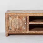 ELMORA PAINTING WOODEN TV STAND - Art and craft furniture