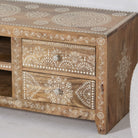 ELMORA PAINTING WOODEN TV STAND - Art and craft furniture