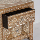 ELMORA PAINTING WOODEN TV STAND - Art and craft furniture