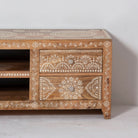 ELMORA PAINTING WOODEN TV STAND - Art and craft furniture
