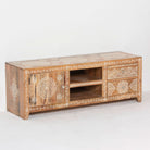 ELMORA PAINTING WOODEN TV STAND - Art and craft furniture