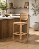 Elysian Wooden Bar Stool & Highchair - Art and craft furniture