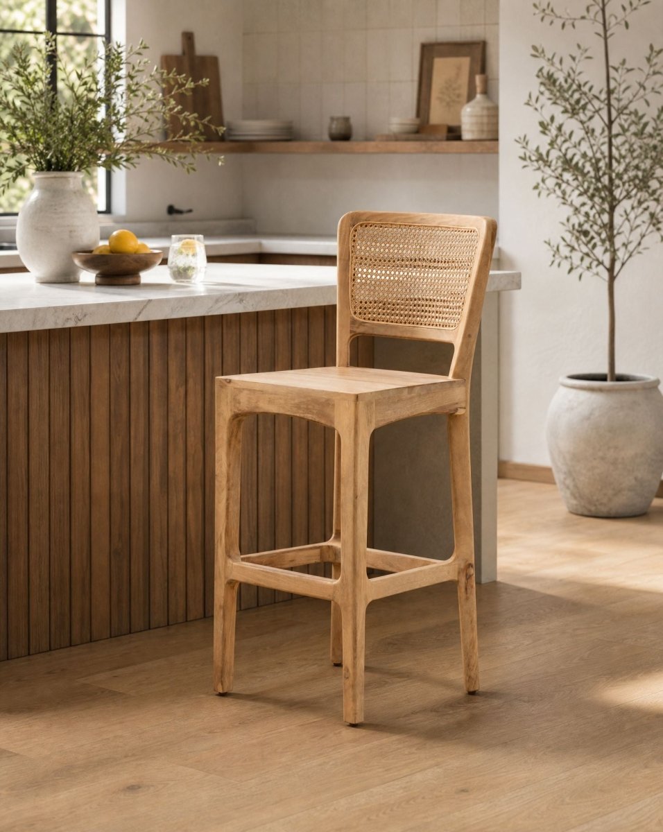 Elysian Wooden Bar Stool & Highchair - Art and craft furniture