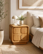 Ember Acacia Wood Bed side Table - Art and craft furniture