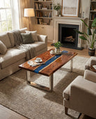 ENSEBLE EPOXY COFFEE TABLE - Art and craft furniture