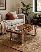 ENSEBLE EPOXY COFFEE TABLE - Art and craft furniture