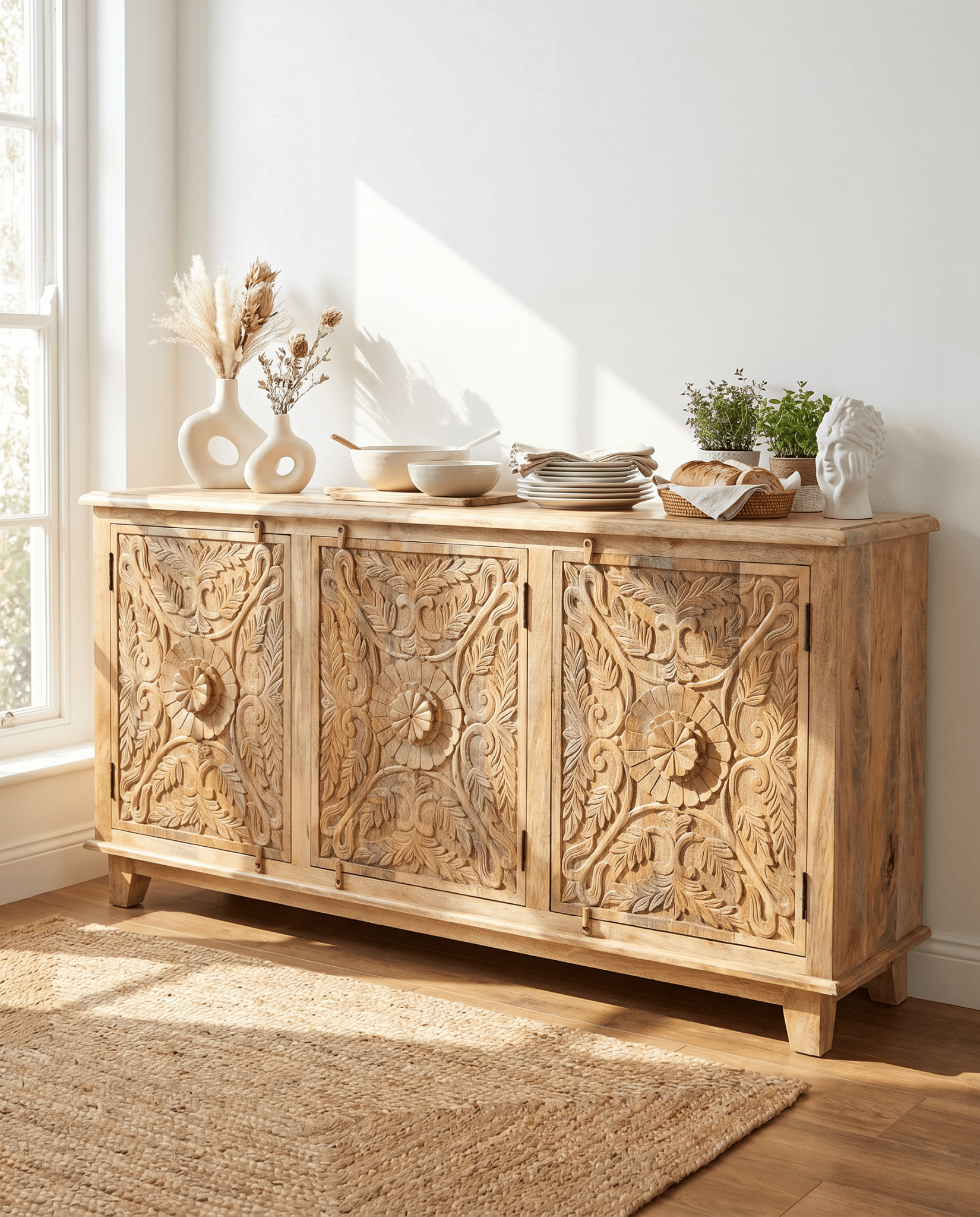 ESPERANCE THREE DOOR SIDEBOARD - Art and craft furniture