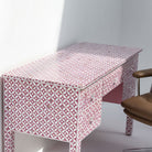 ESSENCE MOTHER OF PEARL FIVE DRAWER DESK - Art and craft furniture