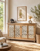 Expo Four Glass Door Sideboard - Art and craft furniture