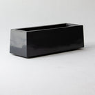 FLORA BLACK RECTANGLE SMALL PLANTER - Art and craft furniture