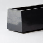 FLORA BLACK RECTANGLE SMALL PLANTER - Art and craft furniture