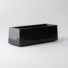 FLORA BLACK RECTANGLE SMALL PLANTER - Art and craft furniture