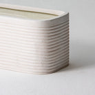 FLORA WHITE RECTANGLE PLANTER - Art and craft furniture