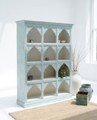 Florence 12 Block Mehrab Bookshelf - Art and craft furniture