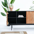 FLORENCE ACACIA THREE DOOR SIDEBOARD - Art and craft furniture