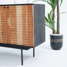 FLORENCE ACACIA THREE DOOR SIDEBOARD - Art and craft furniture