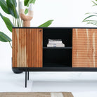 FLORENCE ACACIA THREE DOOR SIDEBOARD - Art and craft furniture