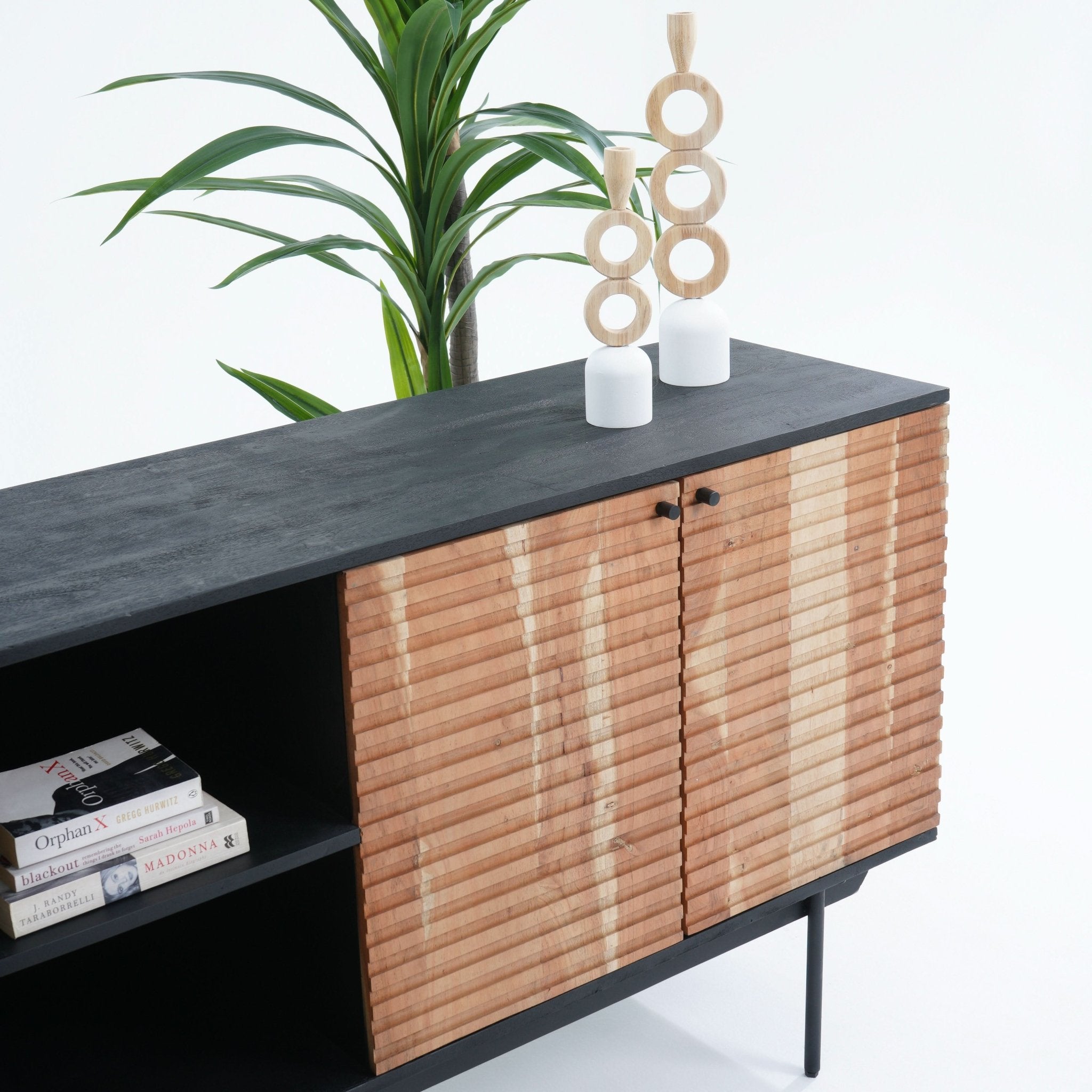 FLORENCE ACACIA THREE DOOR SIDEBOARD - Art and craft furniture