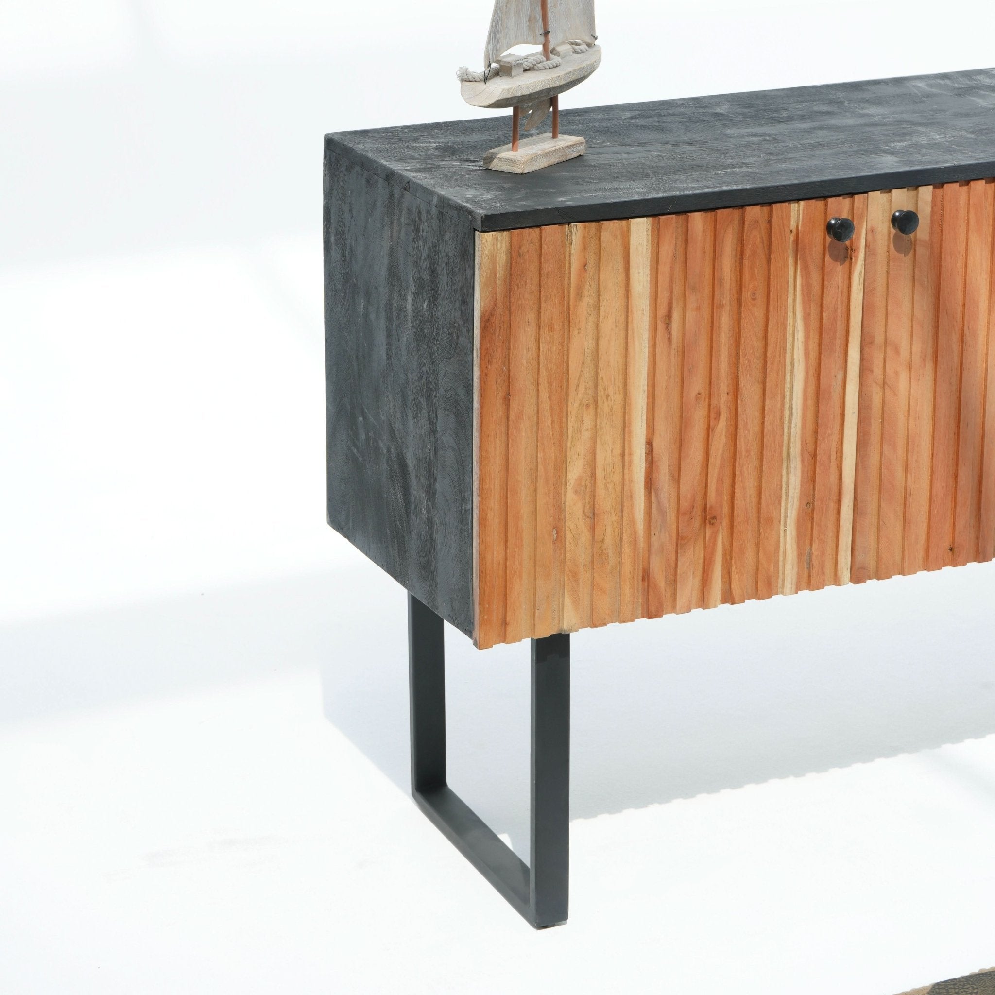 FLORENCE ACACIA WOOD LINING SIDEBOARD - Art and craft furniture
