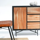 FLORENCE ACACIA WOOD MINI SIDEBOARD - Art and craft furniture
