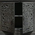 FLORVEN FOUR DOOR CARVED SIDEBOARD - Art and craft furniture