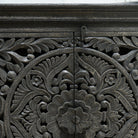 FLORVEN FOUR DOOR CARVED SIDEBOARD - Art and craft furniture