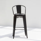 FORGE BLACK METAL BAR CHAIR - Art and craft furniture