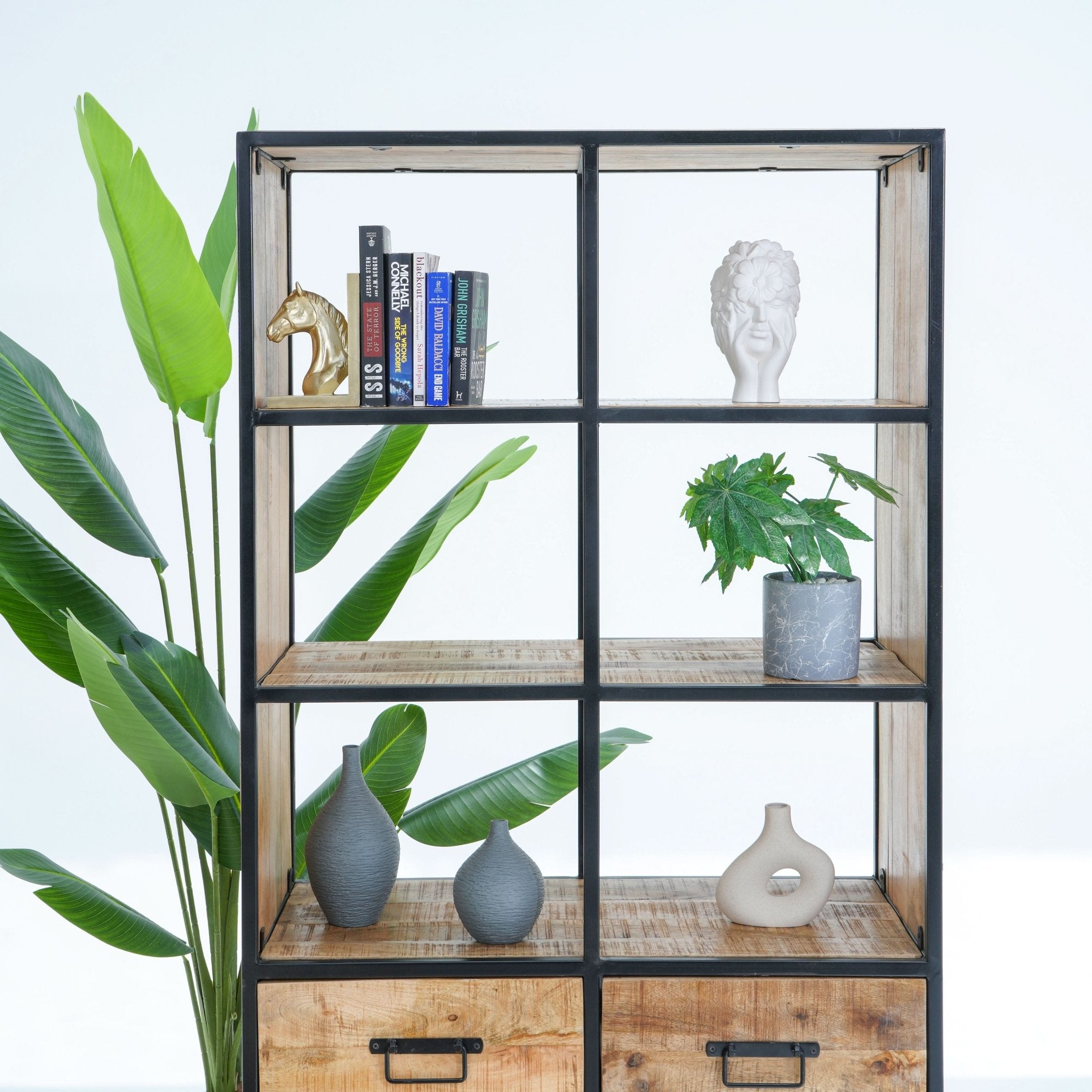 GENEVA SIX-DRAWER BOOKSHELF - Art and craft furniture