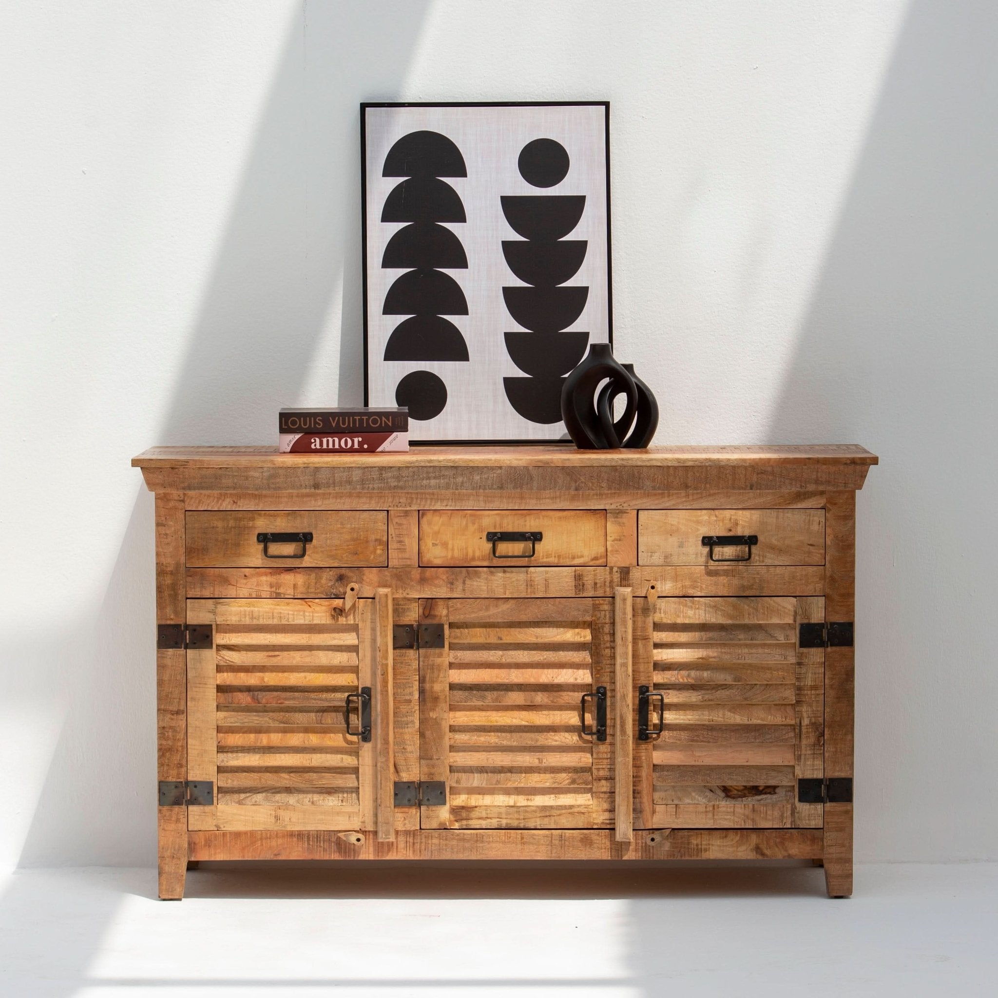 GLENMORE THREE DOOR AND DRAWER SIDEBOARD - Art and craft furniture