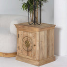 GOLD COAT BEDSIDE TABLE - Art and craft furniture