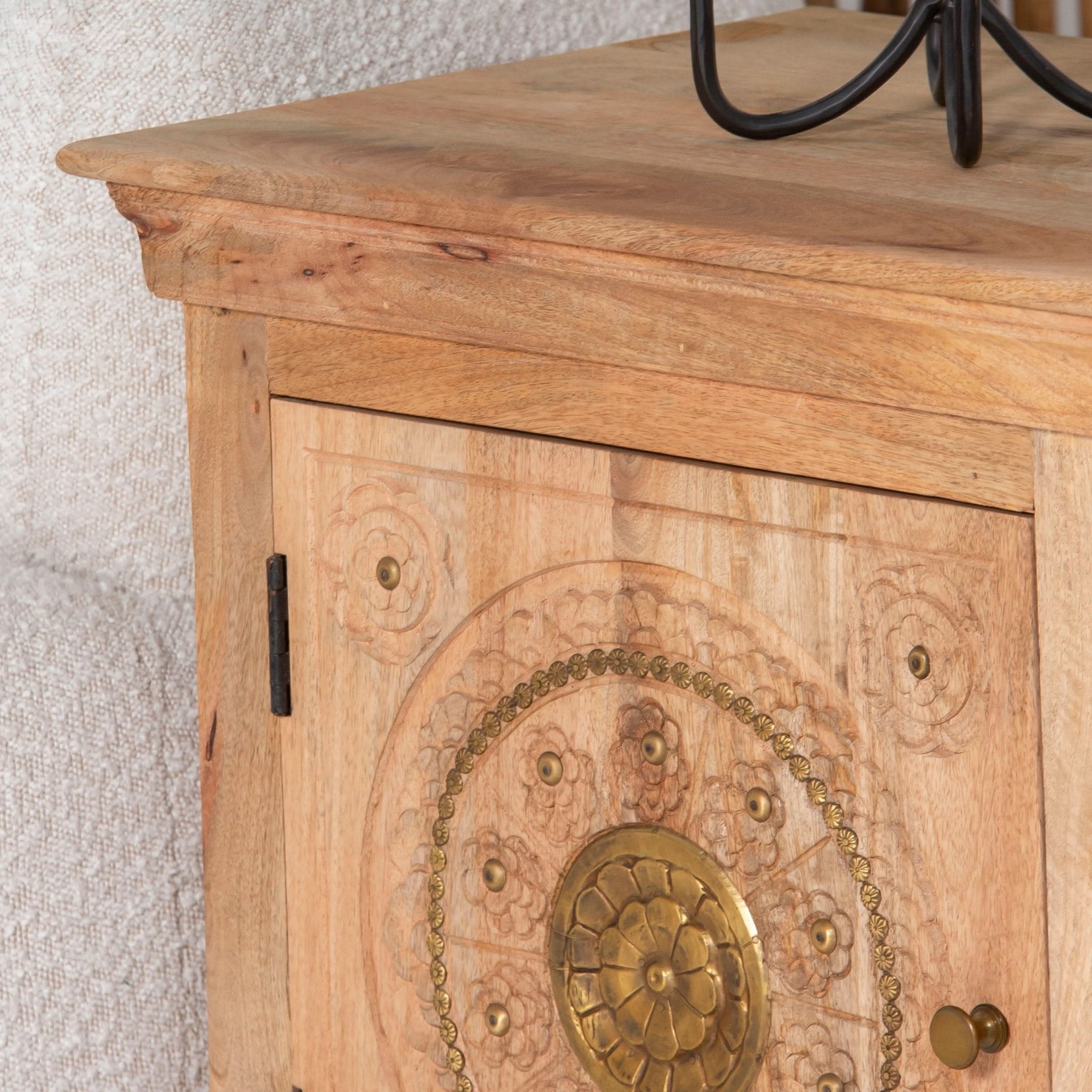 GOLD COAT BEDSIDE TABLE - Art and craft furniture