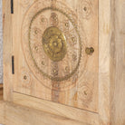 GOLD COAT BEDSIDE TABLE - Art and craft furniture