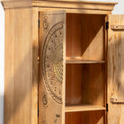 GOLD COAT WOODEN CABINET - Art and craft furniture