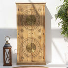 GOLD COAT WOODEN CABINET - Art and craft furniture