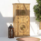 GOLD COAT WOODEN CABINET - Art and craft furniture