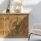 GOLD COAT WOODEN FOUR DOOR SIDEBOARD - Art and craft furniture