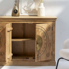 GOLD COAT WOODEN FOUR DOOR SIDEBOARD - Art and craft furniture