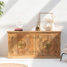 GOLD COAT WOODEN FOUR DOOR SIDEBOARD - Art and craft furniture